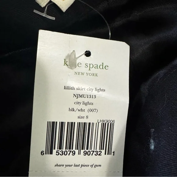 NWT Kate Spade Lillith Skirt City Lights- Size 8 - Picture 9 of 9